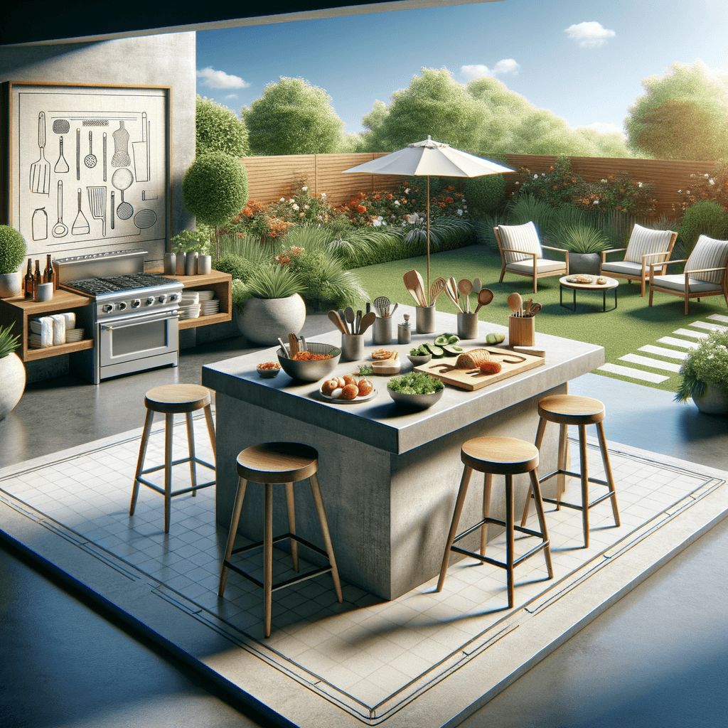 Optimizing Outdoor Kitchens with Concrete Countertops: Design, Durability, and Customization