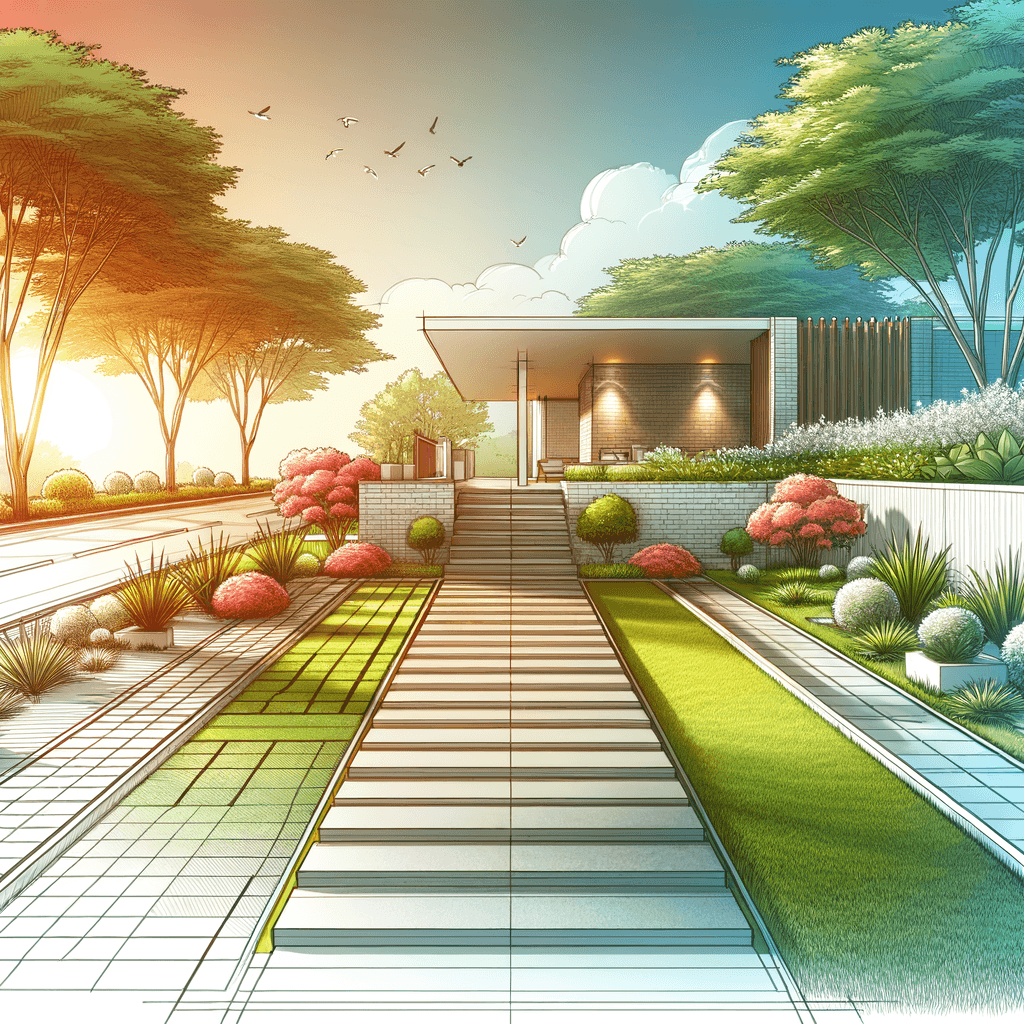 Concrete Walkways: Blending Functionality with Curb Appeal in Modern Landscaping